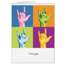 FB sign Greeting Card
