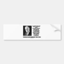 FDR Country Needs Bold Persistent Experimentation Bumper Sticker