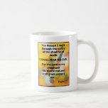 Fear No Evil Psalm Scripture spray painting Coffee Mugs