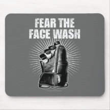 Fear The Face Wash Mousepads