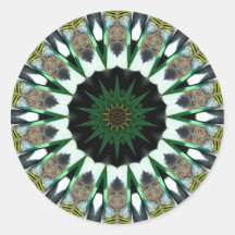 Feather Dial Nov 2012 Round Sticker