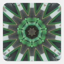 Feathery star Nov 2012 Square Sticker