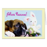 Felices Pascuas Tarjeta de Boxer Cards