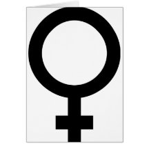 Femal - Woman - Women Sign Greeting Cards