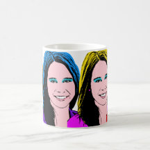 Female Pop Art By Request Coffee Mugs