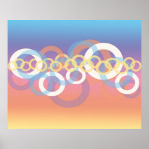 Feminine pastel graphic design poster