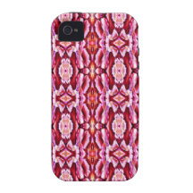 Feminine Pink Lace Pattern Case-Mate iPhone 4 Case