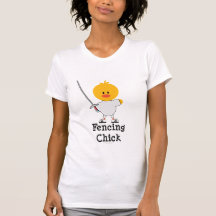 Fencing Chick Tshirt