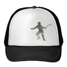 Fencing; Cool Black Mesh Hats