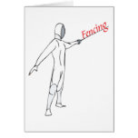 Fencing Greeting Card
