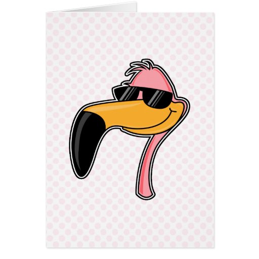 Fender Flamingo Greeting Card