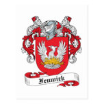 Fenwick Family Crest Postcard