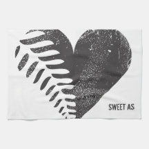 Fern Heart Sweet As Kitchen Towel