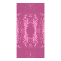 Fern Pattern in Dark Pink. Photo Card