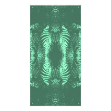 Fern Pattern in Green. Photo Greeting Card