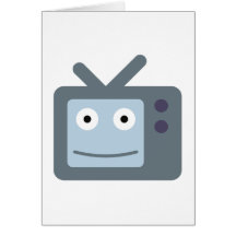 Fernseher TV television set Karte