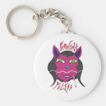 "Ferocious Feline" Key Chain