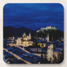 Festung Hohensalzburg Castle at dusk Austria Coasters