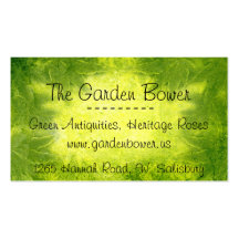 Fey Greenery Business Card Template