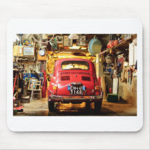 Fiat 500 in Italy Mousemat