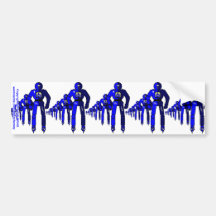 Fibonacci Robots Bumper Sticker