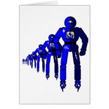 Fibonacci Robots Card