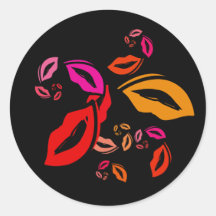 Fibonacci's Lips Sticker