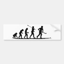 Field Hockey Bumper Sticker