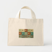 Field Hockey Pop Art Canvas Bags
