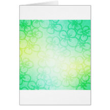Field Of Flower - Green Cards