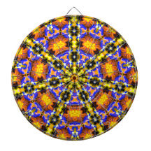 FIERY KALEIDOSCOPE Dart Board