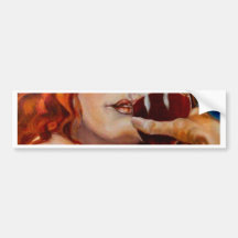 Fiery Red Bumper Stickers
