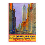 Fifth Avenue - New York Postcard