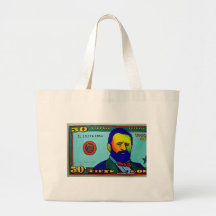 Fifty Bucks by Piliero Canvas Bag