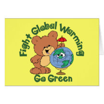 Fight Global Warming Greeting Cards
