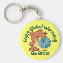 Fight Global Warming Keychains