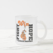 Fight Hope Win - Leukaemia Coffee Mug
