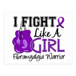 Fight Like A Girl Fibromyalgia 15.2 Postcard
