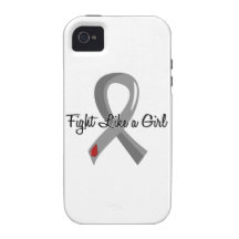 Fight Like A Girl Juvenile Diabetes 41.8 Vibe iPhone 4 Cases