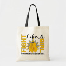 Fight Like A Girl Neuroblastoma 8.3 Bags
