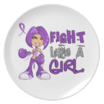 Fight Like a Girl Pancreatic Cancer 42.8.png Party Plate