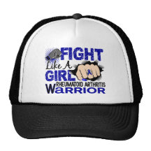 Fight Like A Girl Rheumatoid Arthritis 20.2 Mesh Hats