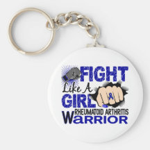 Fight Like A Girl Rheumatoid Arthritis 20.2 Key Chains