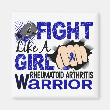 Fight Like A Girl Rheumatoid Arthritis 20.2 Refrigerator Magnets