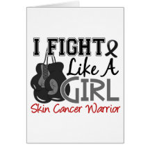 Fight Like A Girl Skin Cancer 15.2 Card