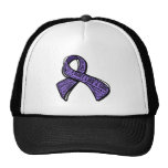 Fight Like a Girl Watermark - Hodgkin's Lymphoma hats