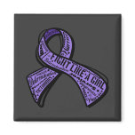 Fight Like a Girl Watermark - Hodgkin's Lymphoma magnets