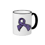 Fight Like a Girl Watermark - Hodgkin's Lymphoma mugs