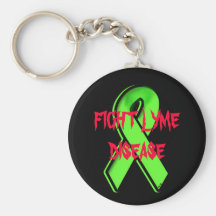 FIGHT LYME DISEASE 2 KEY CHAINS