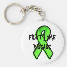 FIGHT LYME DISEASE KEYCHAIN